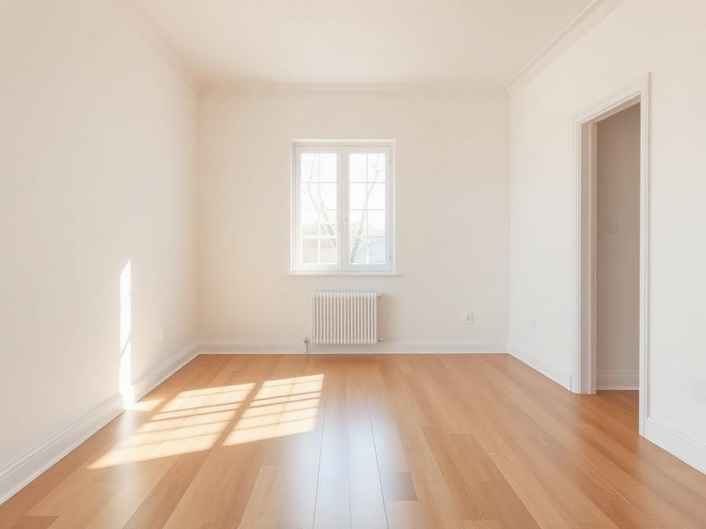 Clean room ready for move in